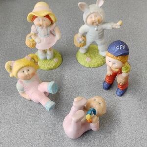 Vintage Cabbage Patch Kids Porcelain Figurines